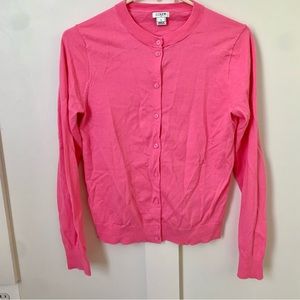 J Crew Hot Pink Cardigan